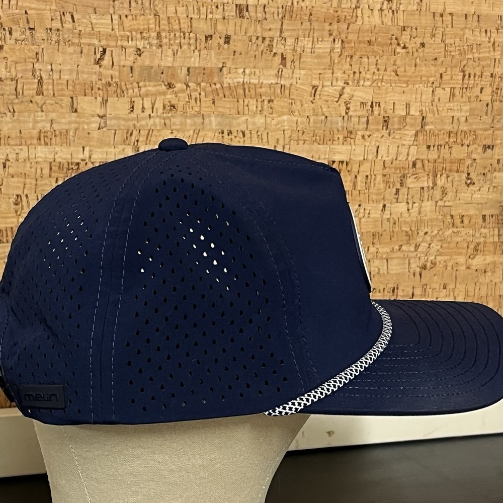 Melin Hydro Coronado Snapback Mesh Back Hat Blue Rope Size Small 3D Logo - Picture 4 of 8